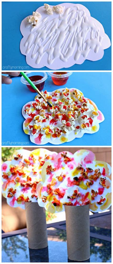 the process to make paper plates with flowers on them