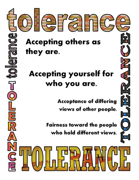 Tolerance Poster: Embrace Diversity