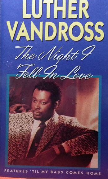 Luther Vandross - The Night I Fell In Love (Cassette) | Discogs