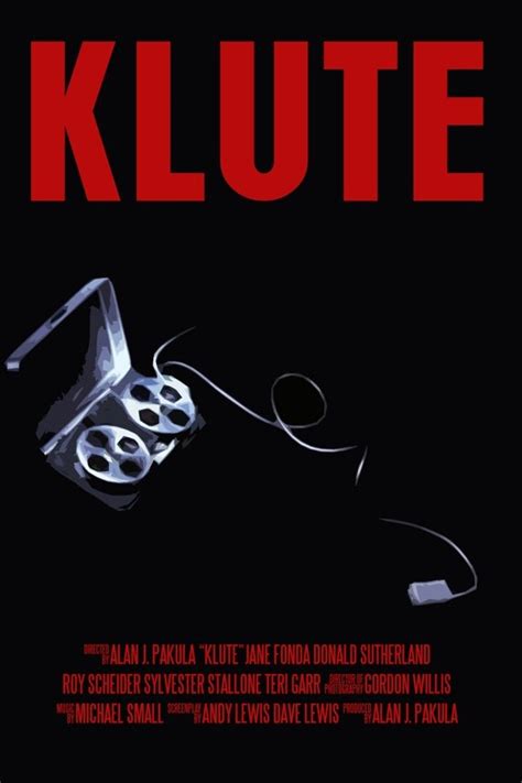 Alan J. Pakula Movie Poster Set: Klute / All The by FunnyFaceArt