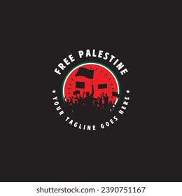 Save Palestine Logo Free Gaza Vector Stock Vector (Royalty Free ...