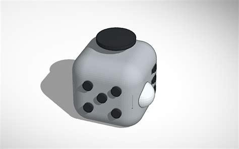 3D design Fidget cube - Tinkercad