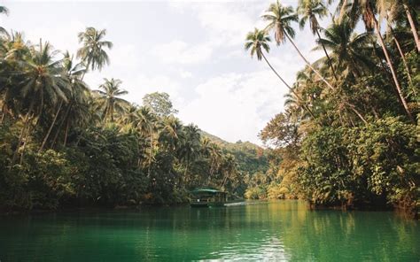 Cruising Down Loboc River, Bohol Philippines