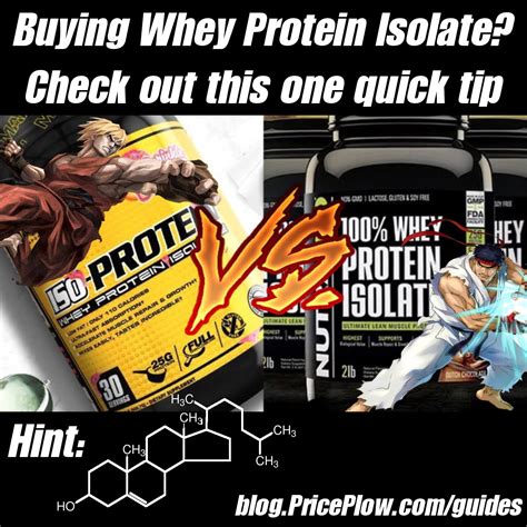 Buying Whey Protein Isolate? Consider This Label Trick… - The PricePlow ...