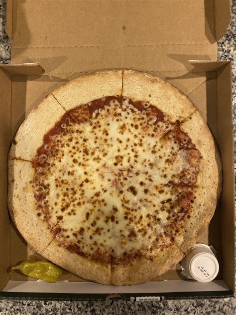 Large Papa John’s Cheese Pizza… : r/mildyinfuriating