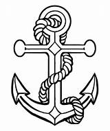 Navy Anchor Coloring Pages sketch template