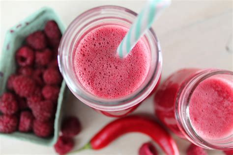 Spicy frambozen smoothie! - Healthyfoodie