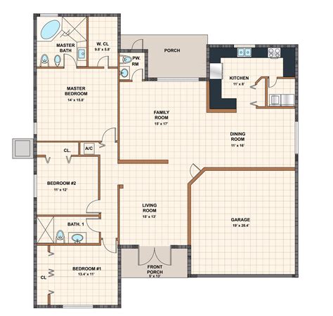 Floor plan Lot 13, Block 1, of Cormen Subdivision Student Apartment ...