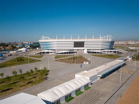 Construction of a Football Stadium for Fifa World Cup 2018 is Completed Editorial Photography ...