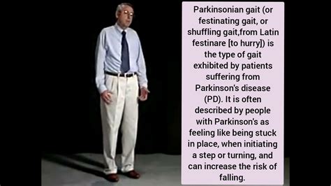 festinating gait | Parkinson - YouTube