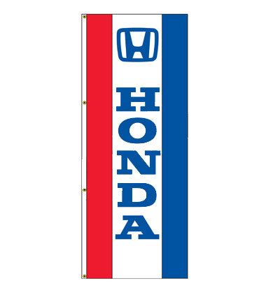 Honda Logo Vertical Nylon Banner Flag - 2000signs.com