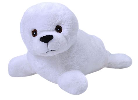 Harp Seal Pup soft plush toy|30cm| stuffed animal|Ecokins| Wild Republic