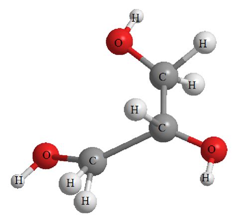 Draw The Structure Of Glycerol