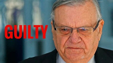 Joe Arpaio GUILTY - Sentencing in October : r/arizona