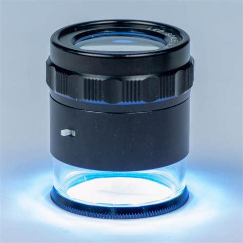 10X Loupe Magnifier with LED and Metric Scale | 02233-AB | SPI Supplies