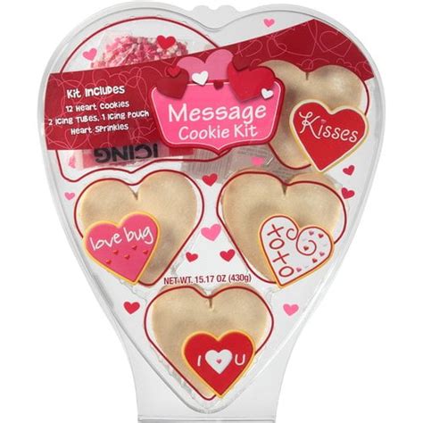 Create a Treat Valentines Message Cookie Decorating Kit, 15.17 oz - Walmart.com - Walmart.com