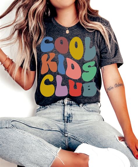 Cool Kids Club Shirt Kids Club Tee Cool Kids Tee Toddler - Etsy