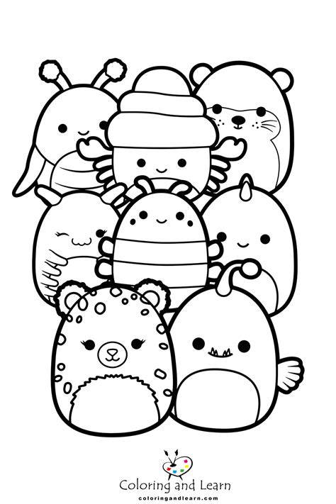 Squishmallows Coloring Pages (FREE) (2024) - Coloring and Learn