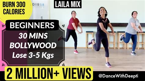 30mins Daily - Beginner Bollywood Dance Workout | Easy Exercise to Lose weight 3-5kgs - YouTube