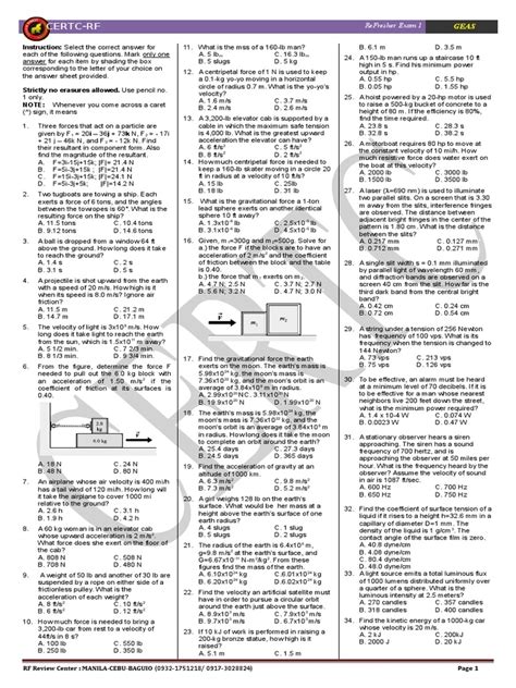 1.-ReFresher-1 2015 MDVB | PDF | Electronvolt | Mole (Unit)