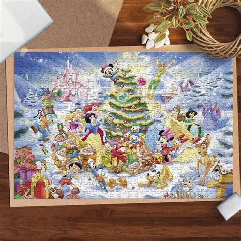 Disney All Characters Christmas Tree Funny Cartoon Network Jigsaw ...