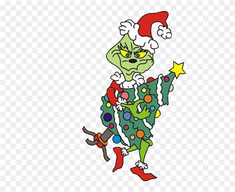 Grinch Stealing The Tree Clipart (#5575138) - PinClipart