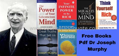 6 Best Dr Joseph Murphy Books| Life Lessons & Free Pdf Download