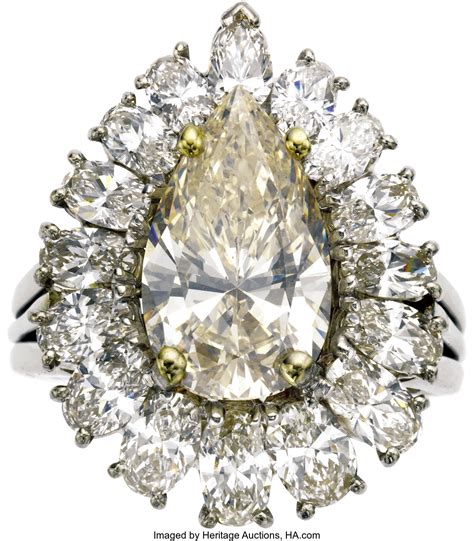 Diamond, Platinum Ring. ... Estate Jewelry Rings | Lot #59230 | Heritage Auctions