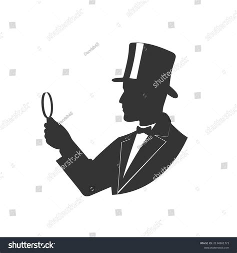 Detective Magnifying Glass Vector Illustration Stock Vector (Royalty ...