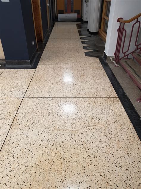 Terrazzo floor Restoration Project at Cardiff University - South East Wales Tile DoctorSouth ...