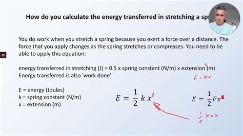 Energy stored in springs - YouTube