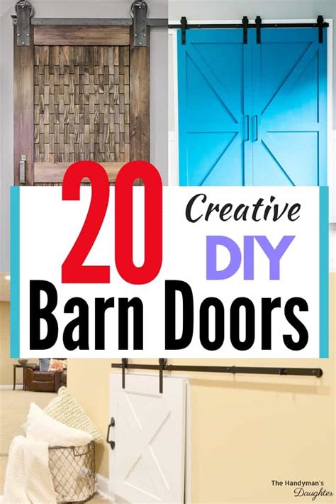 20 Creative DIY Barn Door Ideas for Every Room - The Handyman's Daughter