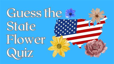 【Fun Quiz】Guess the State Flower Quiz - YouTube