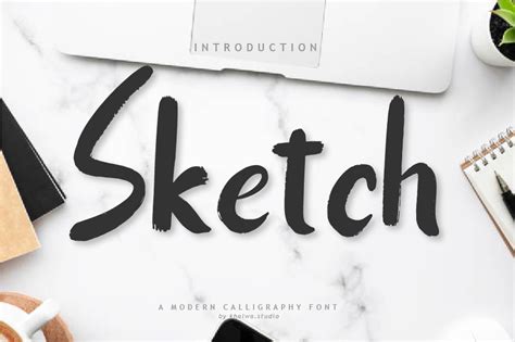 Sketch | font | Script Fonts ~ Creative Market