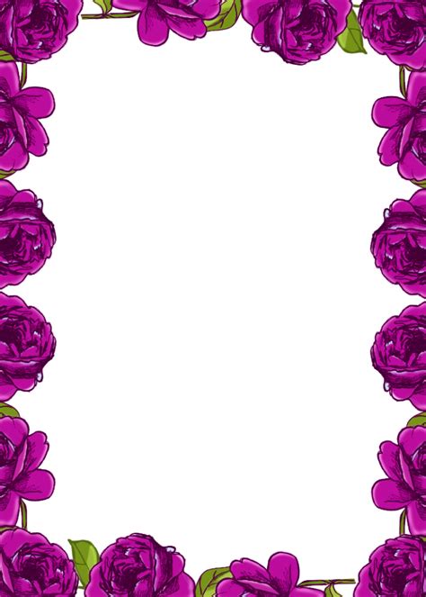 rose flower borders 20 free Cliparts | Download images on Clipground 2024