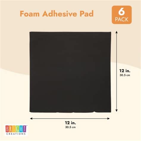 6 Pack Adhesive 1/2 Thick Neoprene Rubber Sheets, 12 x12 Sponge Foam Pads for DIY Cosplay, PACK ...