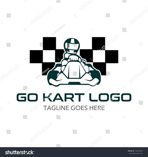 Go Kart Logo Illustration Stock Vector (Royalty Free) 728450974 ...