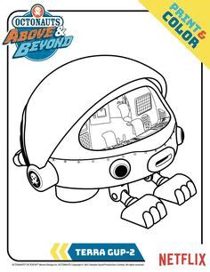 Gup X Octonauts Coloring Pages