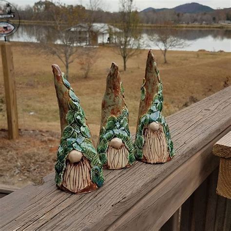 Some woodland gnomes I had fun making. I do enjoy my gnomies. # ...