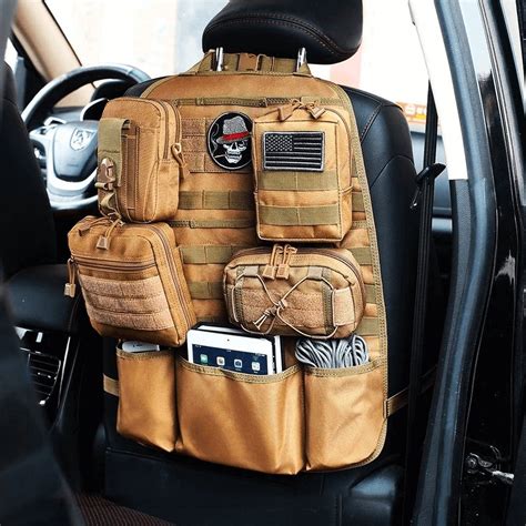 Tactical MOLLE Car Seat Organizer | FREE Worldwide Shipping