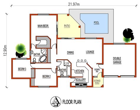 House Plans For 3 Bedroom With Double Garage | www.resnooze.com