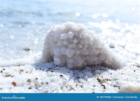 Dead Sea Salt Crystals Mineral Formation Stock Photo - Image of beach ...