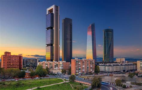 Madrid Skyline Wallpapers - 4k, HD Madrid Skyline Backgrounds on ...