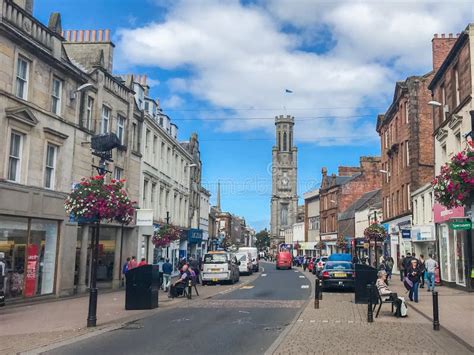 Ayr Town Centre & Pedestrianisation South Ayrshire Scotland. Editorial Photography - Image of ...