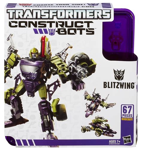 Buy Transformers Construct-a-Bots Triple Changers - Blitzwing at Mighty Ape NZ