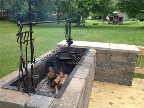 Brick BBQ Grill | Backyard, Outdoor bbq, Backyard fire