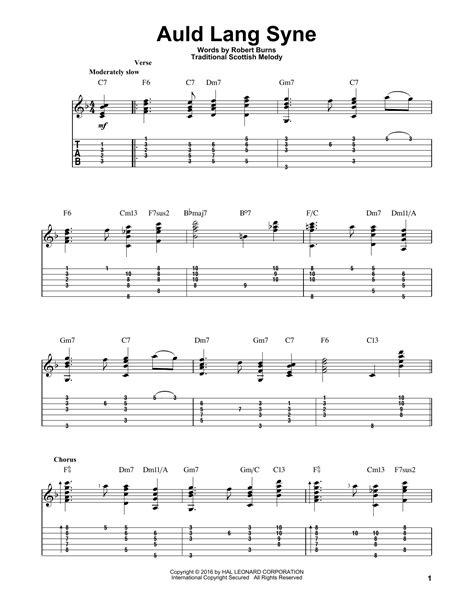 Auld Lang Syne | Sheet Music Direct