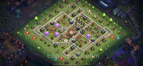 Farming Base TH11 with Link, Anti Everything, Hybrid - Clash of Clans ...