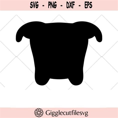 Dog Head Silhouette Svg Files Dog Head Svg Cut Files Dog Silhouette ...