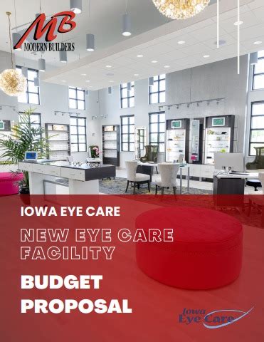 Iowa Eye Care Budget Proposal